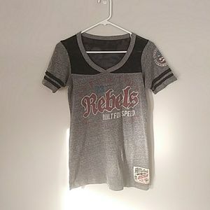 Affliction Rebels Womens t-shirt medium